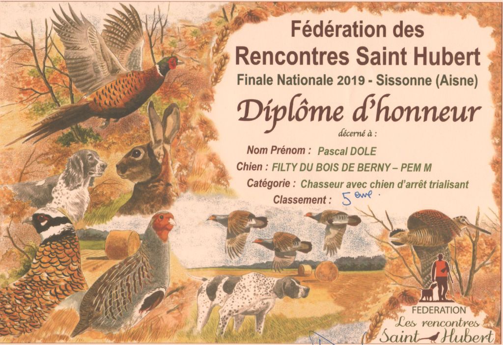 TR. CH. Filty du bois de Berny - 5 ème