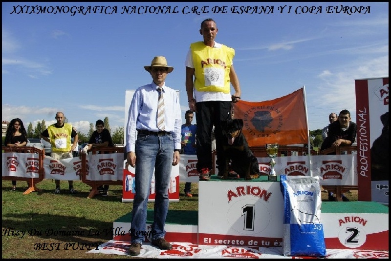 Hizy du domaine la Villa Rouge - BEST PUPPY in show