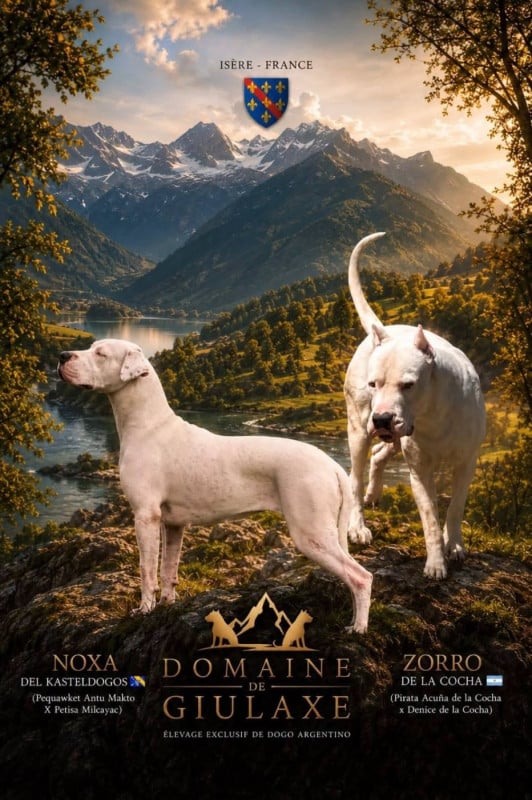 Dogo Argentino - du domaine de Giulaxe